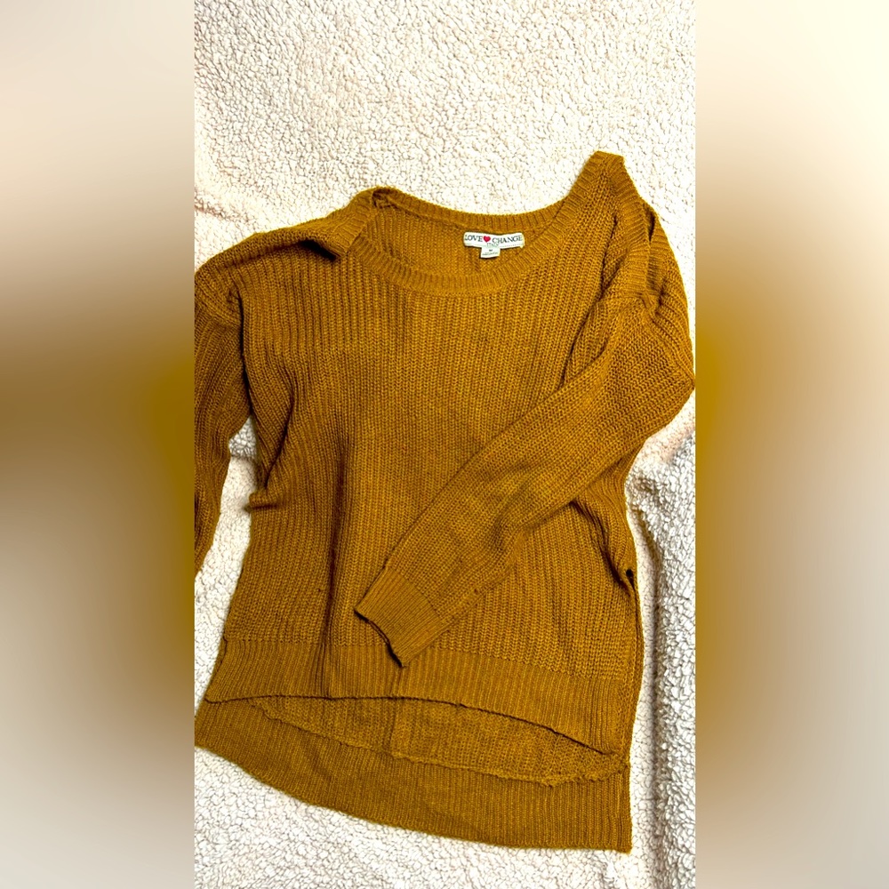 Yellow sweater